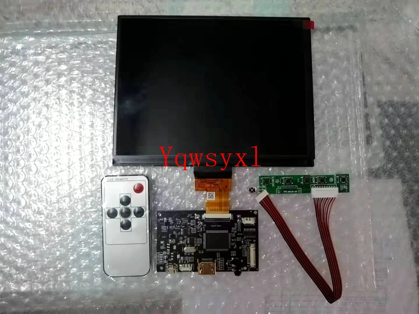 Yqwsyxl Hj080ia01e Polegada Ips Monitor Display Lcd Tft Resolução 1024*768 com 40 Pinos Lvds Controle Placa Motorista para Tablet Painéis e LCDs p/ tablet - Imagem 2