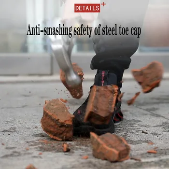 

GMJKYMSLWZ direct sales men and women safety shoes outdoor fashion men's shoes anti-smashing anti-puncture workers sports shoes