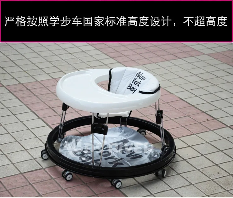 

New Style katoji Baby Walker Multi-functional Anti-Falling Baby Walker Foldable Mute Baby Walker