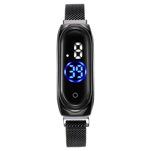 rose gold touch screen watch