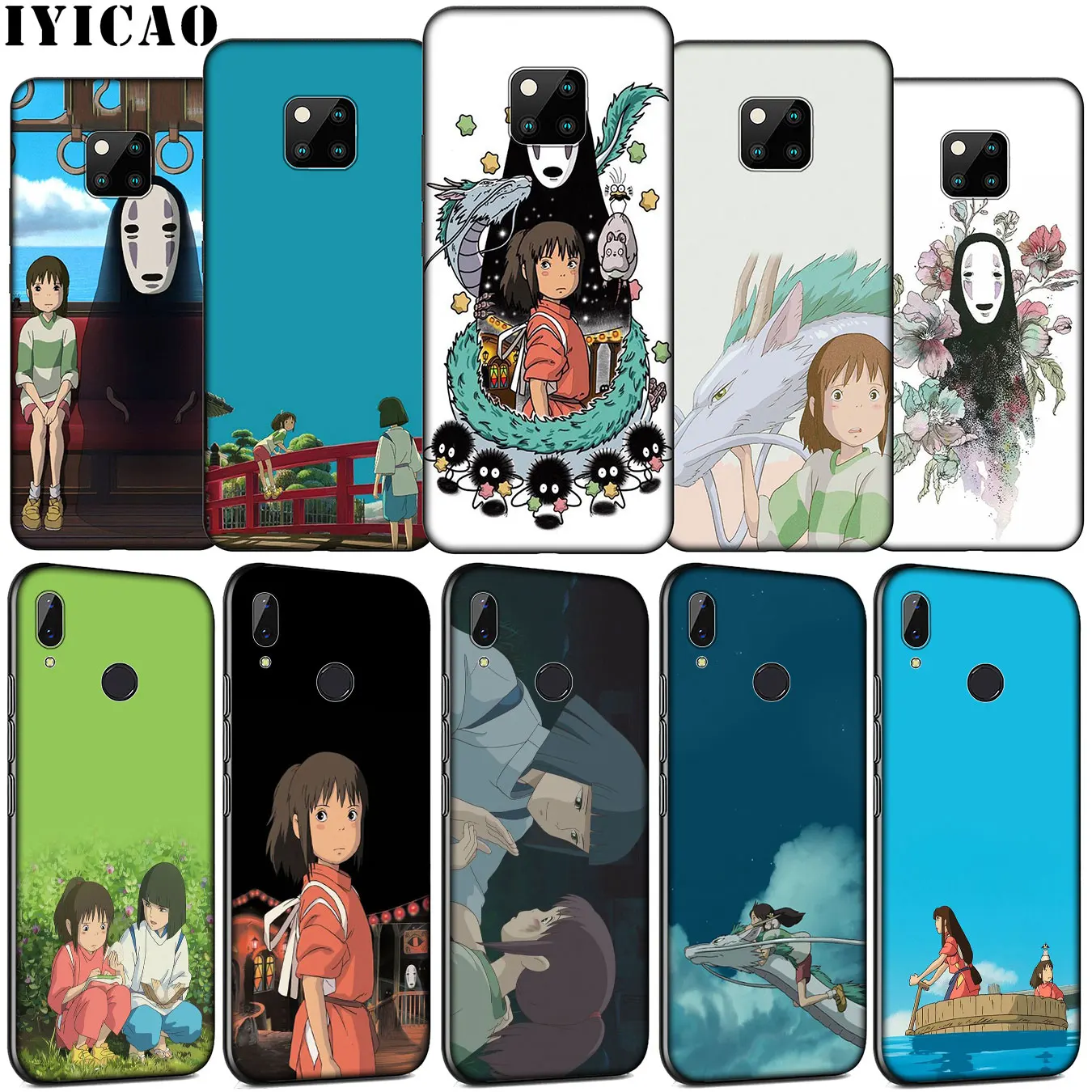 IYICAO Ghibli Унесенные призраками чехлы для мобильного телефона из мягкого силикона