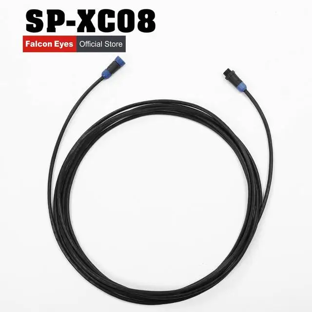 Кабель Falcon Eyes SP-XC04/SP-XC06/SP-XC08/SP-XC10 удлинитель 4 м 6 м 8 м 10 м для фотолампа RX-12T/TD и RX-18T/TD - Цвет: Серый