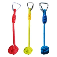Backyard Line Hanging Obstacle Course Accessories for Kids - Slackline Fists, Swing Climbing Monkey Fist 1