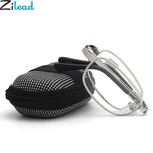 Zilead, классические металлические складные очки для чтения, линзы из смолы, очки для пребиопии, очки для мужчин и женщин, очки для дальнозоркости, очки с коробкой