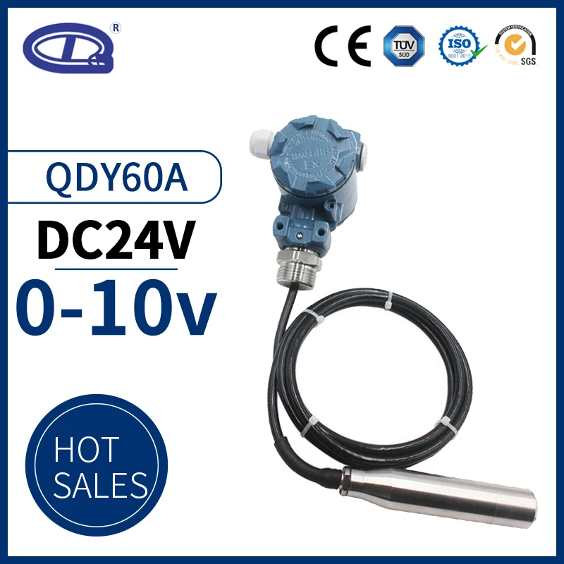 

QDY60A 0-10V water level sensor Transmitter Liquid Oil Water Level Sensor Probe Detect Controller Float Switch