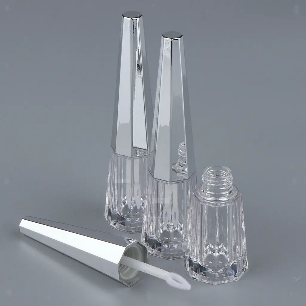 20Pcs lip gloss tubes Empty Lip Gloss Lipstick Diamond Shaped Tube Lip