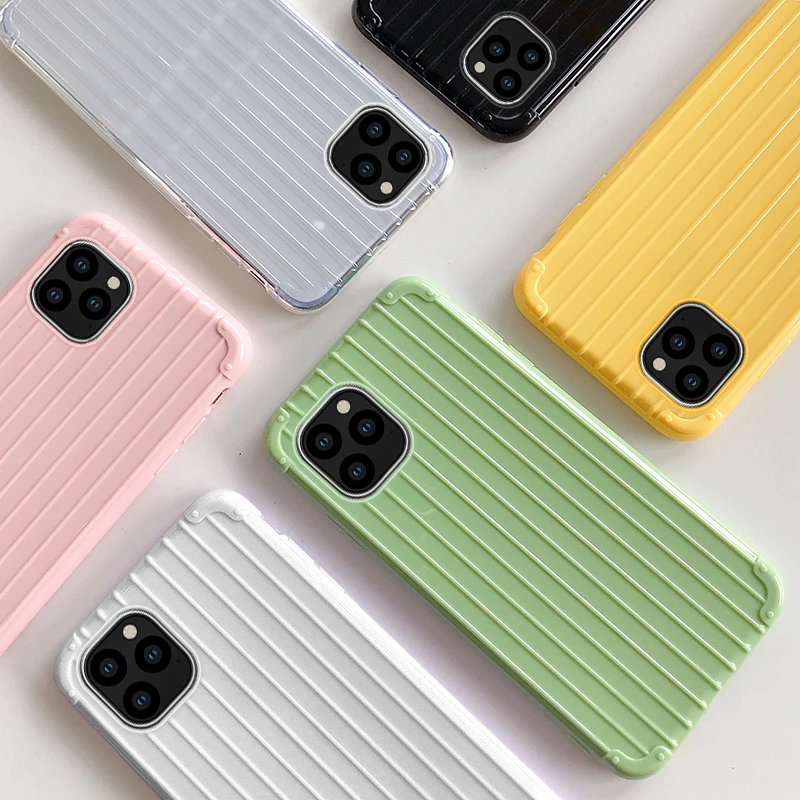 

New 3D Striped phone case on the for Apple iphone 11 Pro XS Max iphone11 XR 10 8 7 Plus 7plus 8plus 11pro promax soft TPU covers