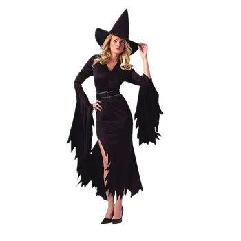 

Women Vampire Costume Girl Witch Dress Adult Party cartoon costume Cosplay Fancy Dress for Carnival Halloween Costume