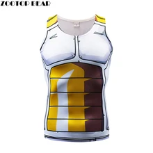 3D Printed T shirts Men Compression Shirts Comics Cosplay Costume Summer Sleeveless Tops For Male Fitness Bodybuilding Tights