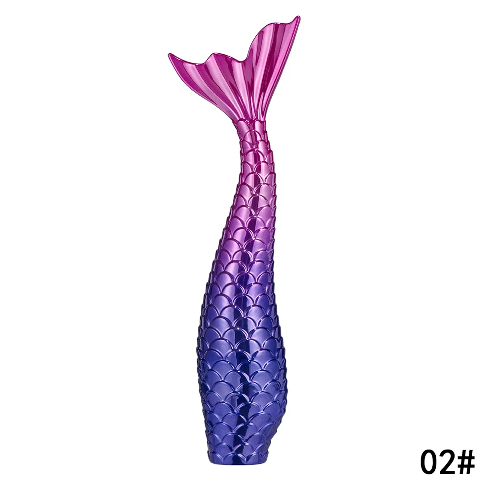 Mermaid Tail Lip Gloss and Balm Containers - Travel-Friendly Cosmetic Tubes