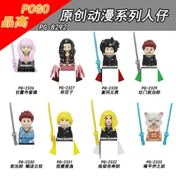 Demon Slayer Blade Inosuke Kamado Tanjirou Nezuko – figurines Anime, jouets éducatifs pour enfants, bricolage, cadeau d'anniversaire 