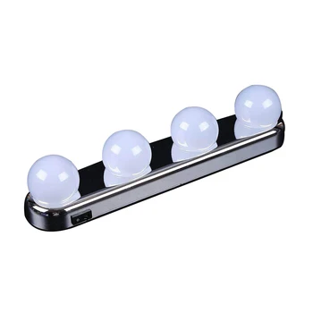 

LED Makeup Mirror Light 4/5 Bulbs Suction Cup Installation Hollywood Lamp Dressing Table Bathroom LED Vanity Mirror Wall Light