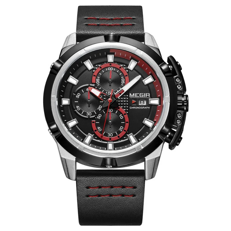 

Mei gainer Me g ir Cool MEN'S Watch Characteristics Multi-functional Timing Calendar Watch Quartz Watch 2062G