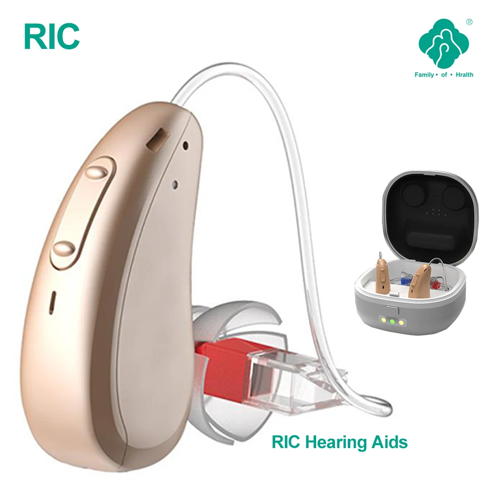 US $163.20 Hearing Aid MultiFunction Switch 4 Channels Full Digital Volume Adjustment Battery Life Rechargeable Invisible RIC Hearing Aids