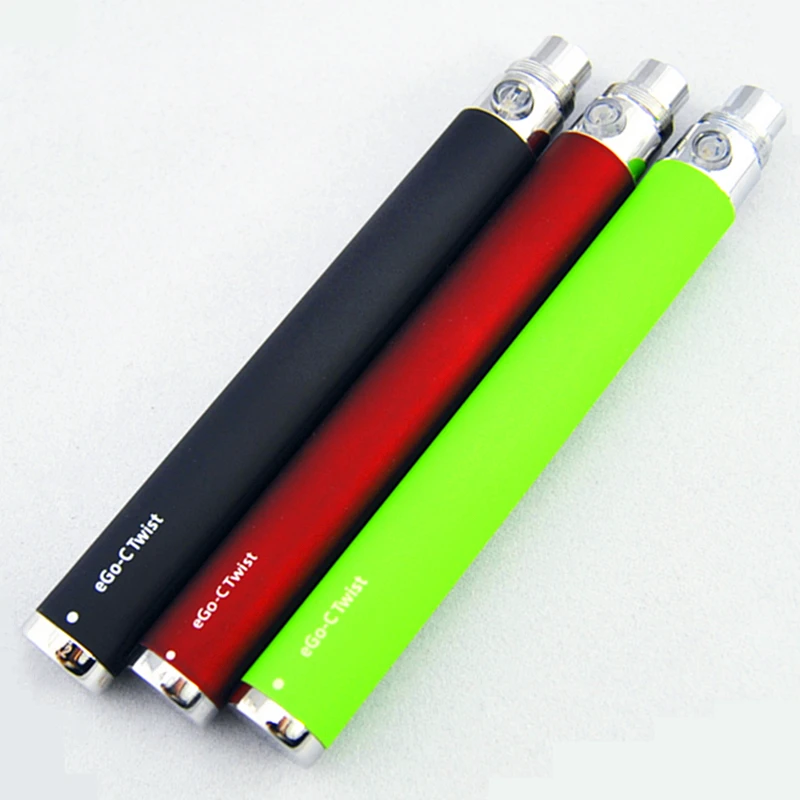 Высококачественный аккумулятор eGo C Twist 650/900/1100/1300 мАч электронная сигарета 3 2 ~ 4 8 В
