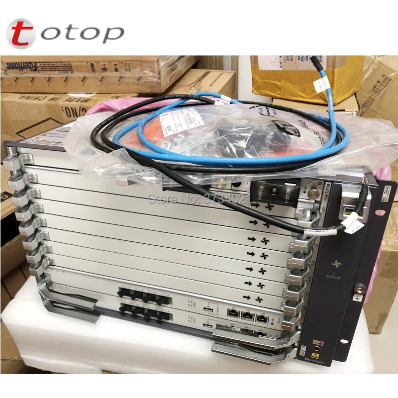 Huawei MA5800-X7 GPON OLT с шасси + 2 * MPLA + 2 ** PILA + 2 * GPHF C + и аксессуары, 16 SFP модуль C + OLT