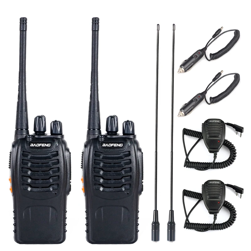 

2/4/10Pcs Baofeng BF-888S Walkie Talkie UHF Two Way Radio BF888S Handheld Radio Portable radio station Transceiver+ Headsets