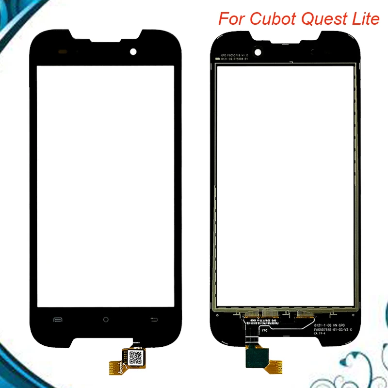 5,0 дюймов переднее внешнее стекло для Cubot Quest Lite Сенсорная панель Сенсорный экран дигитайзер Замена датчика