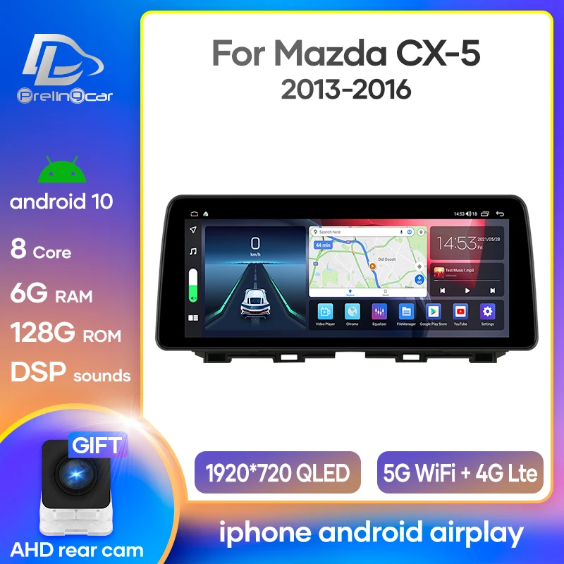 12 3 дюймов для Mazda CX-5 CX5 2013-2016 Android 10 автомобильное радио стереоприемник