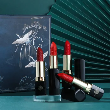

Chinese style carved lipstick does not fade, moisturizing lipstick matte