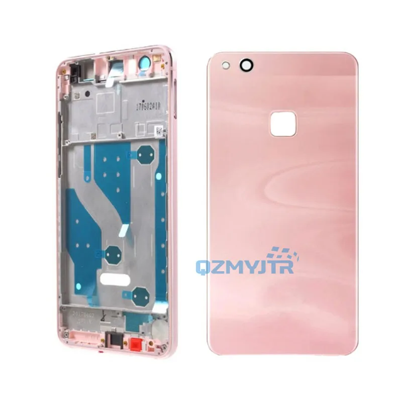 Замена для Huawei P10 Lite/Nova Lite средняя рамка Передняя Крышка корпуса lcd безельные шасси+ задняя крышка батареи стеклянная дверь