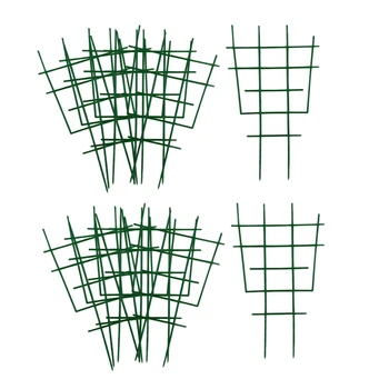 

12Pack Garden Plant Climbing Trellis Mini Climbing Plant Stakes DIY Flower Pot Support for Pea Vegetable Clematis