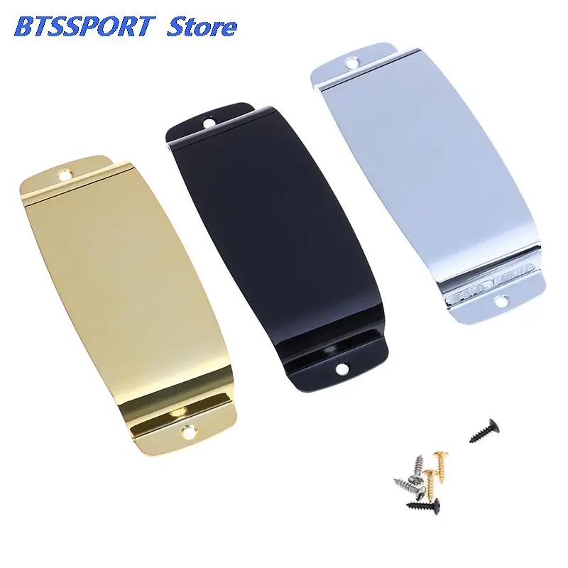 Steel Electric Guitar Pickup Cover Protector 1pcs for Jazz Bass JB with 2 Screws | Спорт и развлечения