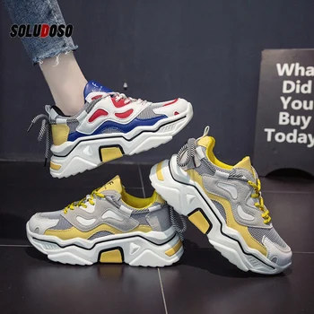 

Ladies Casual Chunky Shoes Thick Bottom Luxury Shoes Women Designers Fashion Comfortable Zapatillas Mujer