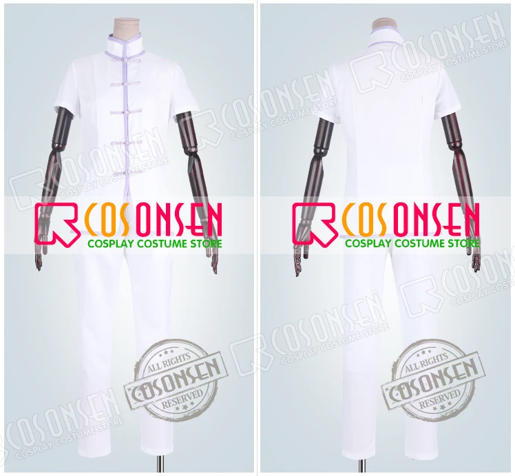 Bungo Stray Dogs Dead Apple Fyodor Dostoevsky Cosplay Costume Anime luxury White Suit for Halloween COSPLAYONSEN Custom Made