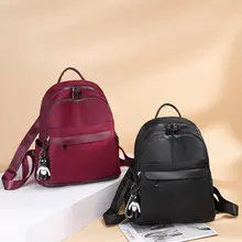 Тренд женская сумка Оксфорд ткань Водонепроницаемый кулон медведь колледж Стиль Рюкзак производители Amoy поставка товаров 7