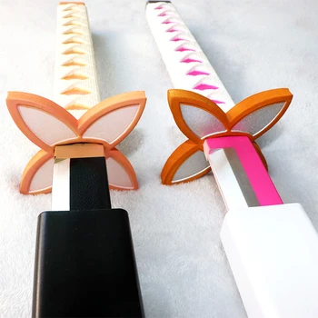 

New 1:1 Pu Weapon Pu Knife Sword Anime Ghostblade Butterfly Ninja Worm Cos Props Sun Wheel Knife Anime Show Toys For Teens