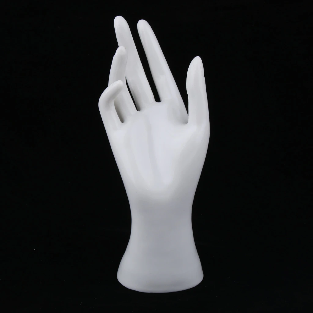 Pack of 2 Female Mannequin Model Hands for Jewelry Display Skin Color