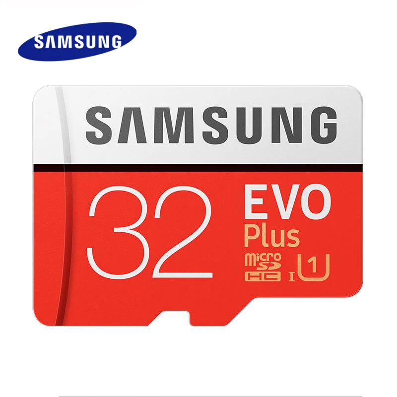 Карта Micro SD SAMSUNG EVO plus 128 ГБ 32 ГБ класс 10 MicroSDHC MicroSDXC UHS-1 карта памяти 256 Гб MicroSD 64 Гб карта памяти - Емкость: 32GB red