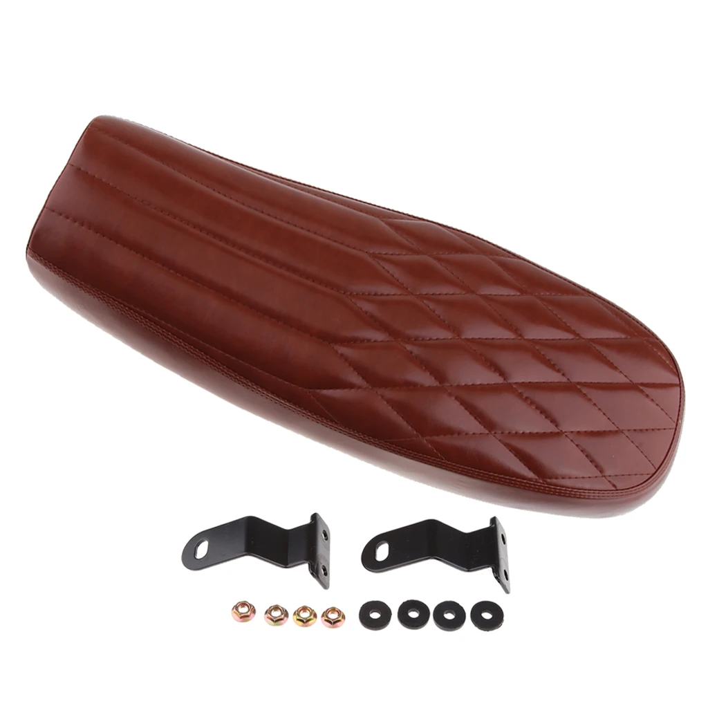63 Cm Seat Waterproof With Mounting Kits Motorcycle Cafe Racer Seat Vintage Seat Cushion