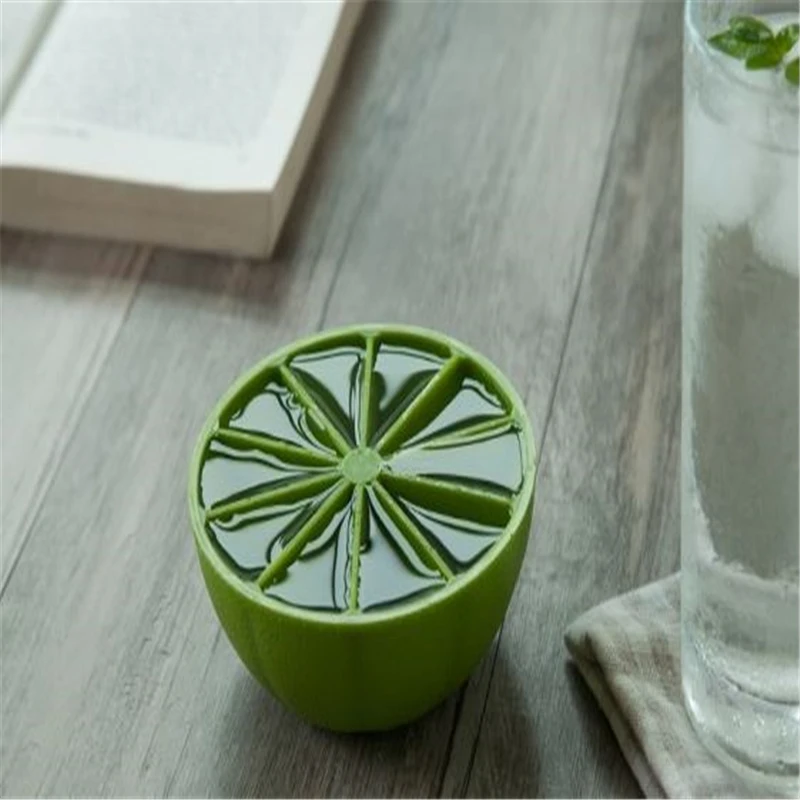 DIY креативная форма лимона, форма для льда, Экологичная Пластиковая форма для льда, 10 сеток, форма для льда, форма для мороженого, желе, кухонные принадлежности