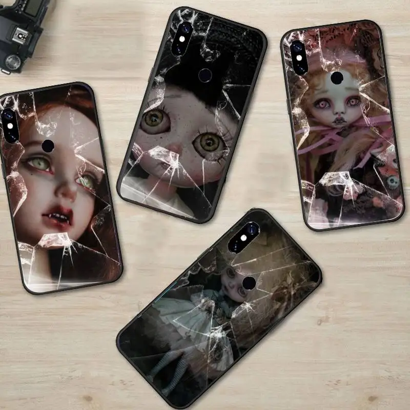 

Horror doll Phone Case For Xiaomi Redmi Note 4 4x 5 6 7 8 pro S2 PLUS 6A PRO