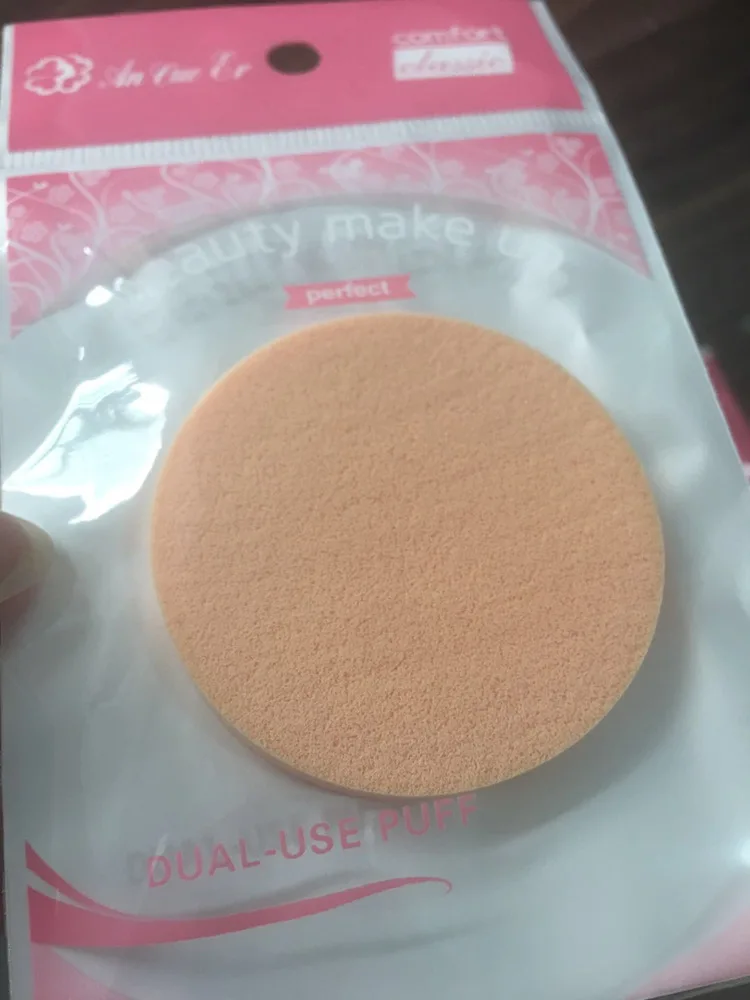 Studio Only Sponge Puff Circle Square Flesh Color Wet And Dry Dual Purpose Latex Material Refill Manufacturers Wholesale