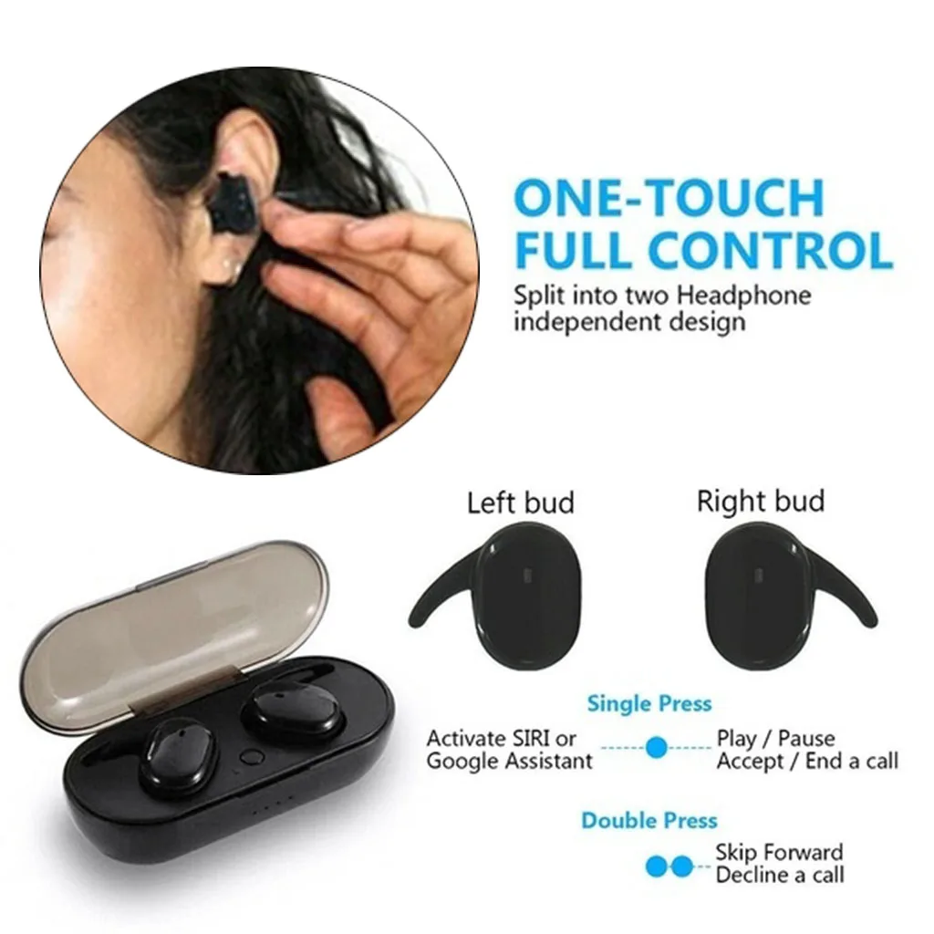 Y30 In-Ear Bluetooth 5.0 Earphone Earbuds Good Sound Touch Control Waterproof IPX5 Headphones Voice Cancel Earpiece Ear Bud Y30 In-Ear Bluetooth 5.0 Earphone Earbuds Good Sound Touch Control Waterproof IPX5 Headphones Voice Cancel Earpiece Ear Bud