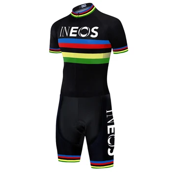 

2020 pro team laser cut ineos cycling skinsuit ciclismo summer outdoor skinsuits 20D GEL bicycle triathlon one piece jumpsuit