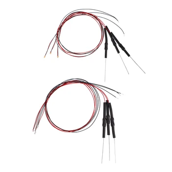 

uxcell 3pcs Prewired SMD LED Light Emitting Diode - DC 6-18V with Resistor for Small Model Cosplay and Small Model Building