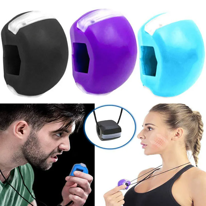 1pc Jawline Exercise Chewing Muscle Balls Foodgrade Silica Gel