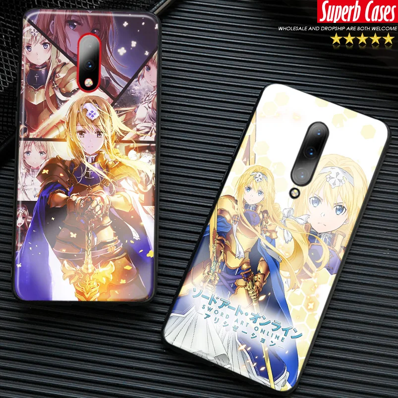 Alice Zuberg Sword art online alicization UW для OnePlus 6 6T 7 7T Pro Мягкий силиконовый чехол из закаленного