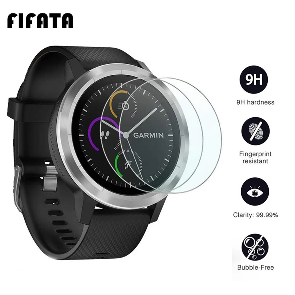 Protective-Film Tempered-Glass Garmin Fenix 945/vivoactive 5x/forerunner 3-Watch 2pcs