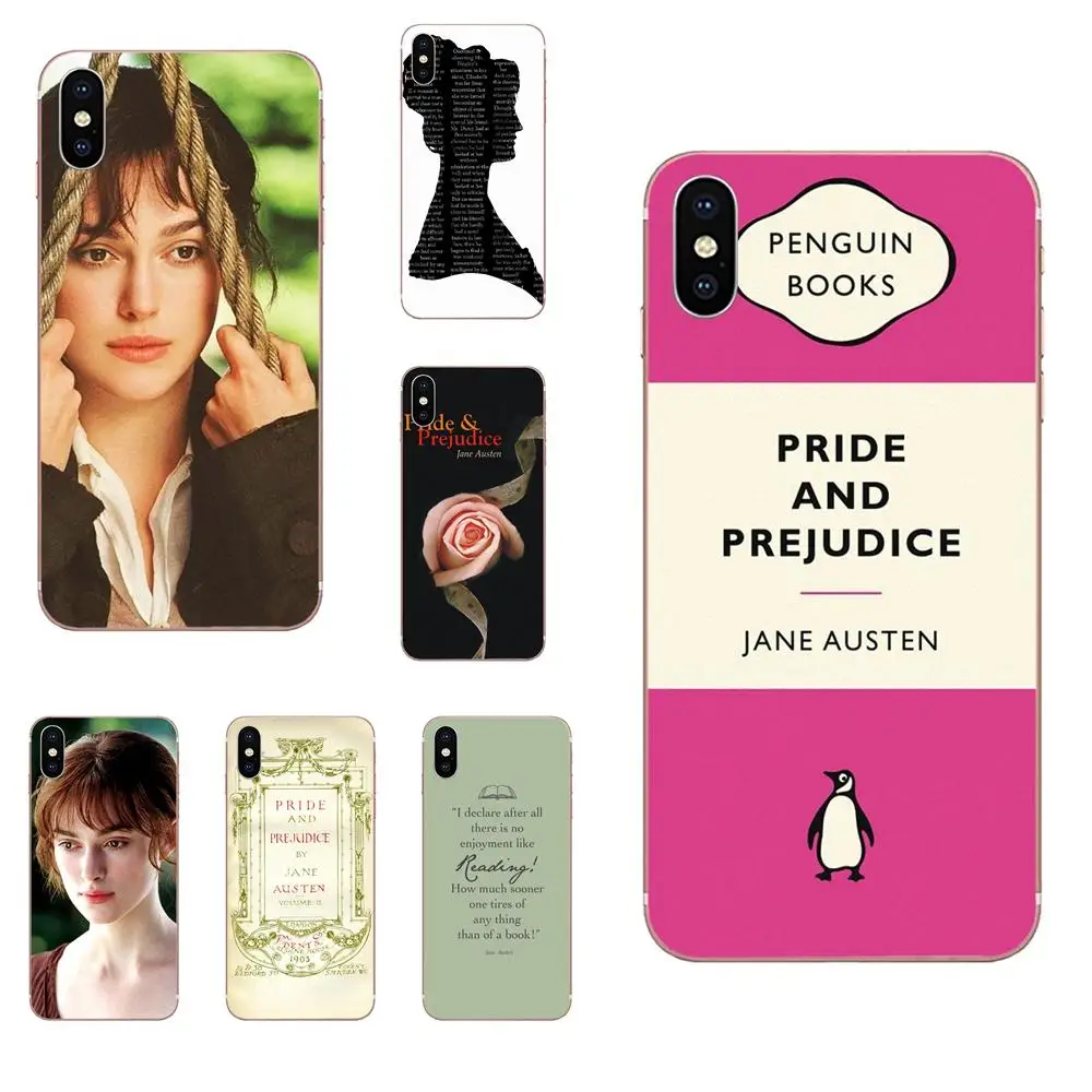 

Soft Silicone TPU Transparent Cell Case For Xiaomi Redmi Note 2 3 3S 4 4A 4X 5 5A 6 6A Pro Plus Pride And Prejudice Jane Austen