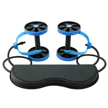 

AB Wheels Roller Stretch Elastic Abdominal Resistance Pull Rope Tool AB Roller Abdominal Muscle Trainer Fitness Equipment HWC
