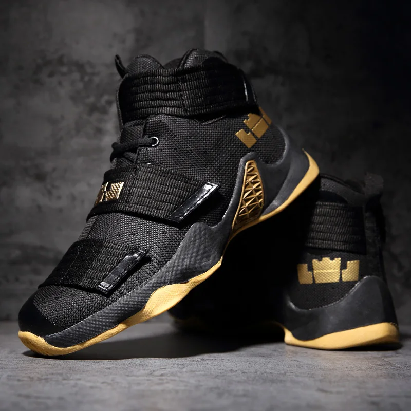 

Breathable Lebron Basketball Shoes Men Couple High-top Jordan Basketball Boots Men Shockproof Sneakers Women Outdoor Shoes Male