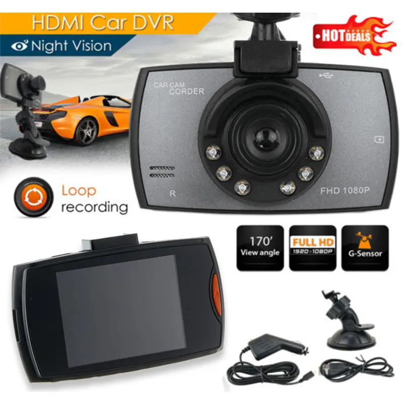 Full HD1080P Автомобильный видеорегистратор DVR камера видеорегистратор 2,2 дюймов 120 ° видео регистратор g-сенсор ИК ночного видения видеорегистра... Full HD1080P Автомобильный видеорегистратор DVR камера видеорегистратор 2,2 дюймов 120 ° видео регистратор g-сенсор ИК ночного видения видеорегистра...