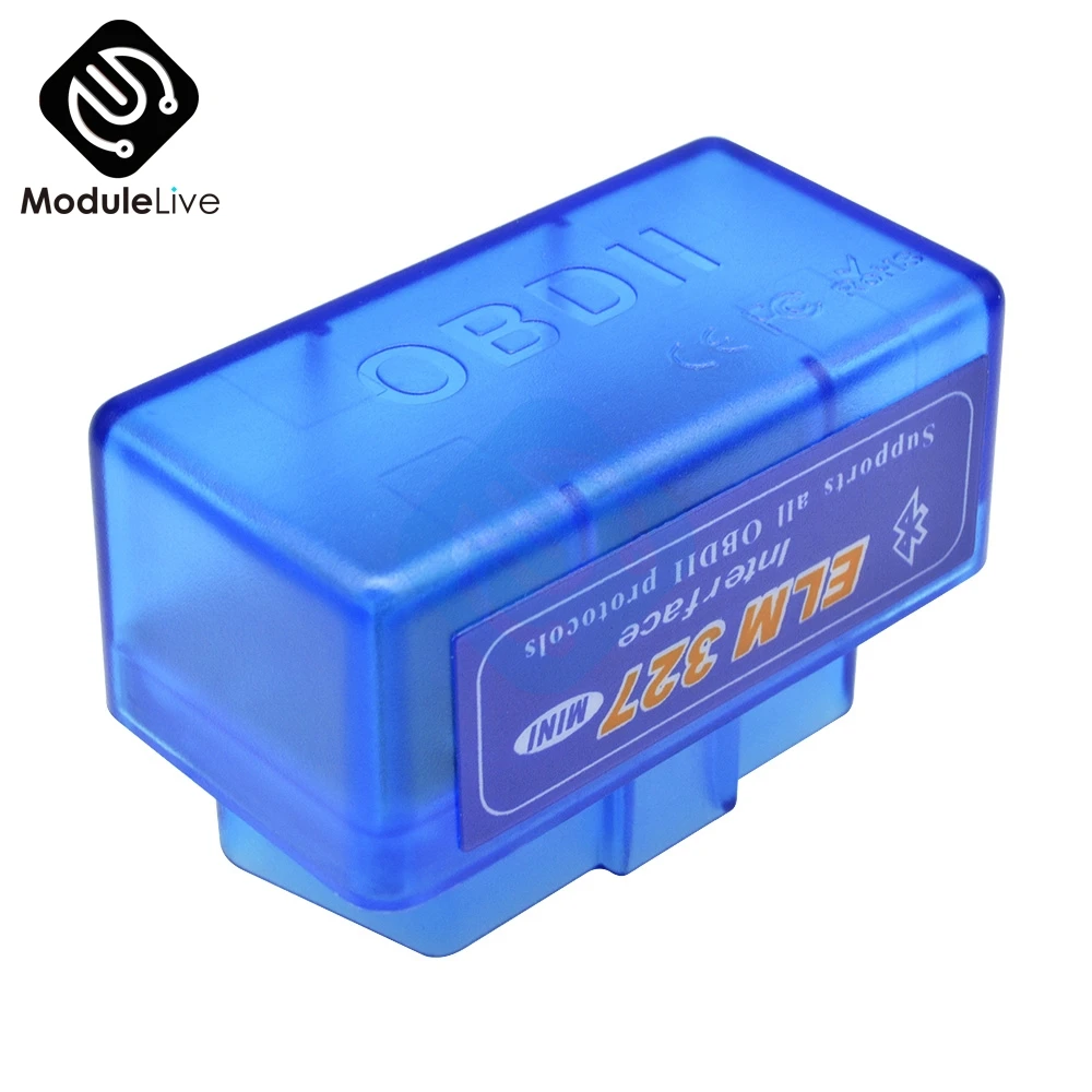 Супер Мини elm327 Bluetooth OBD2 V2.1 Elm 327 V 2,1 OBD 2 Автомобильный диагностический инструмент сканер Elm-327 OBDII адаптер автоматический диагностический инструмент