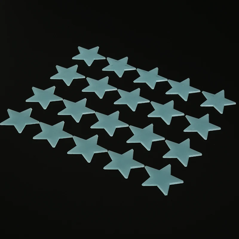 80 шт./лот светящиеся настенные наклейки декорация для детской спальни домашнего