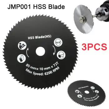 

Drillpro 1PC 85mm 72T HSS Circular Saw Blade Cutting Disc Wheel For Worx Metal Woodworking Tools Top Quality